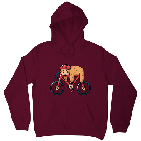 Bike sloth funny hoodie - Graphic Gear