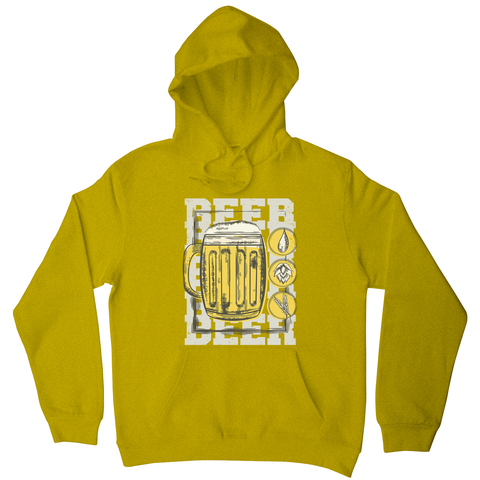 Beer glass drinking hoodie - Graphic Gear