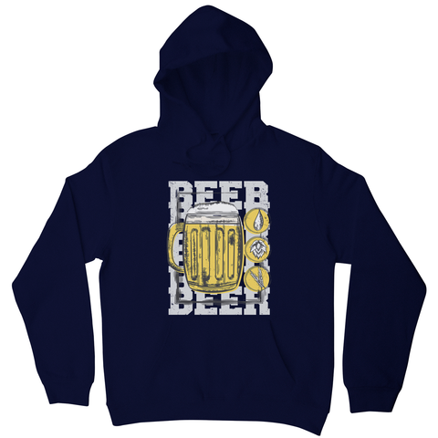 Beer glass drinking hoodie - Graphic Gear