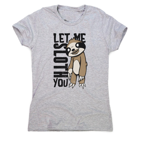 Creepy sloth women's t-shirt - Graphic Gear
