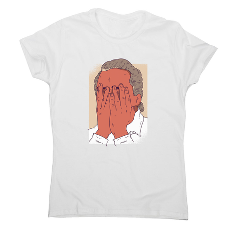 Facepalm man funny women's t-shirt - Graphic Gear
