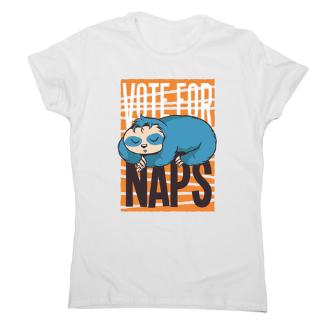 Funny sloth quote napping women's t-shirt - Graphic Gear