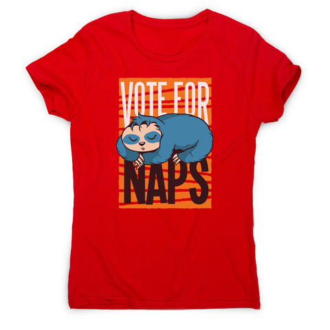Funny sloth quote napping women's t-shirt - Graphic Gear