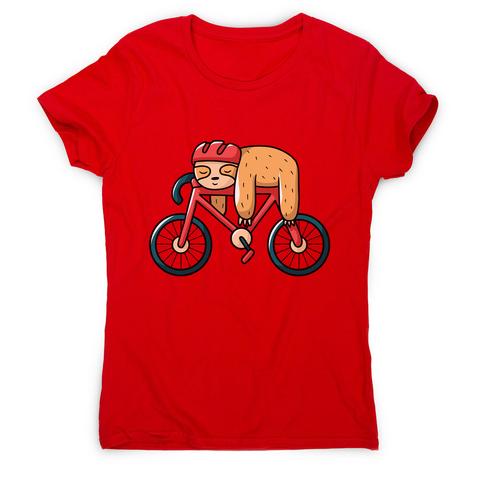Bike sloth funny women's t-shirt - Graphic Gear