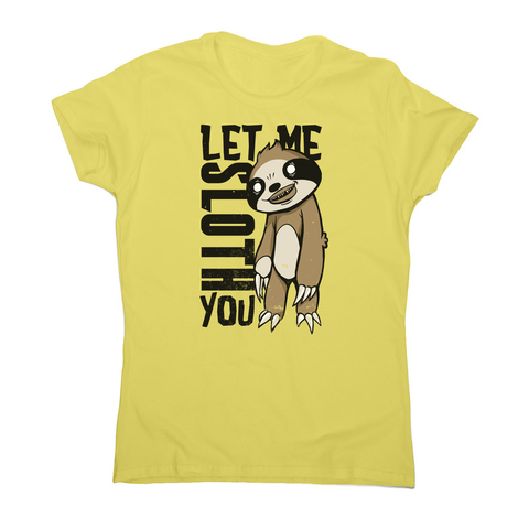Creepy sloth women's t-shirt - Graphic Gear