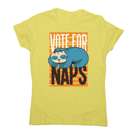 Funny sloth quote napping women's t-shirt - Graphic Gear