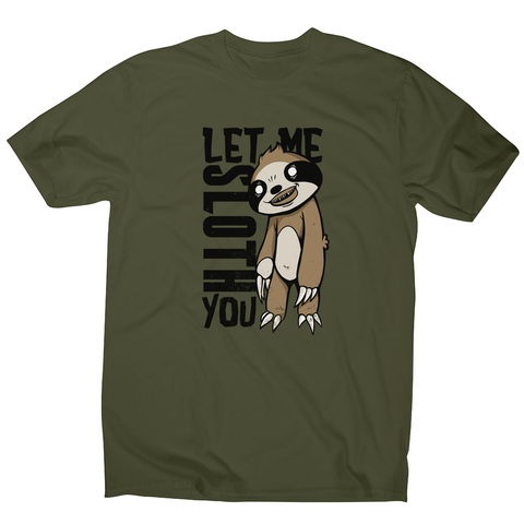 Creepy sloth men's t-shirt - Graphic Gear