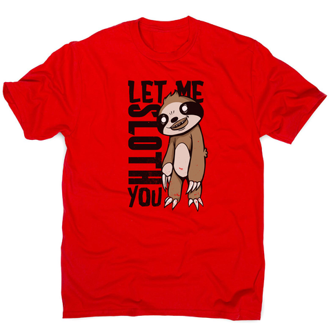 Creepy sloth men's t-shirt - Graphic Gear