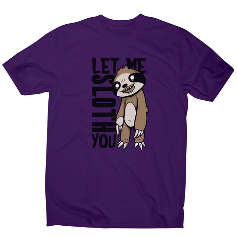 Creepy sloth men's t-shirt - Graphic Gear