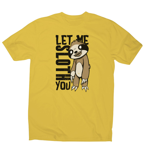 Creepy sloth men's t-shirt - Graphic Gear