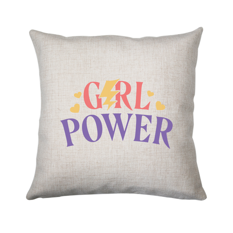 Girl power quote cushion cover pillowcase linen home decor - Graphic Gear