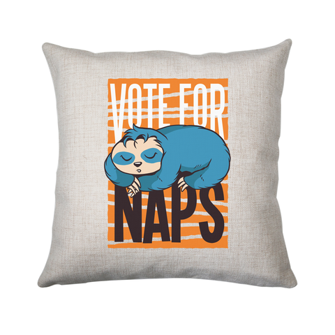 Funny sloth quote napping cushion cover pillowcase linen home decor - Graphic Gear