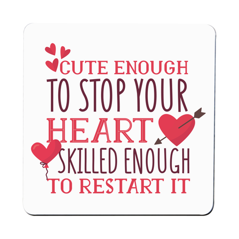 Nurse funny quote coaster drink mat - Graphic Gear