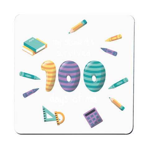 School teacher quote coaster drink mat - Graphic Gear