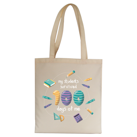 School teacher quote tote bag canvas shopping - Graphic Gear