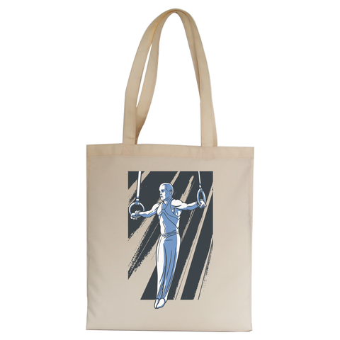 Iron cross gymnast tote bag canvas shopping - Graphic Gear