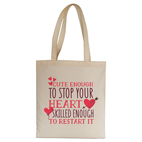 Nurse funny quote tote bag canvas shopping - Graphic Gear