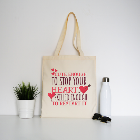 Nurse funny quote tote bag canvas shopping - Graphic Gear