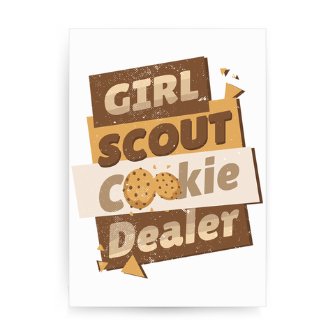 Girl scout quote print poster wall art decor - Graphic Gear