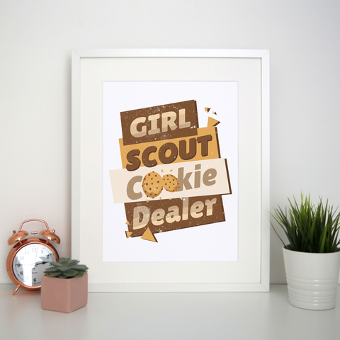 Girl scout quote print poster wall art decor - Graphic Gear