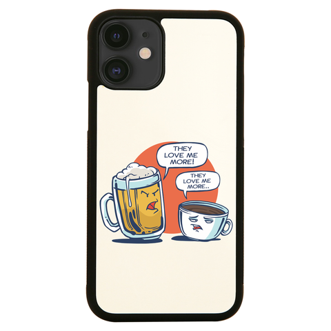 Beer vs coffee iPhone case cover 11 11Pro Max XS XR X - Graphic Gear