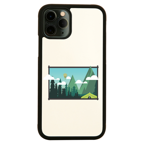 Camp landscape iPhone case cover 11 11Pro Max XS XR X - Graphic Gear