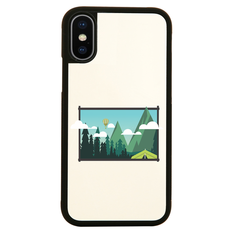 Camp landscape iPhone case cover 11 11Pro Max XS XR X - Graphic Gear