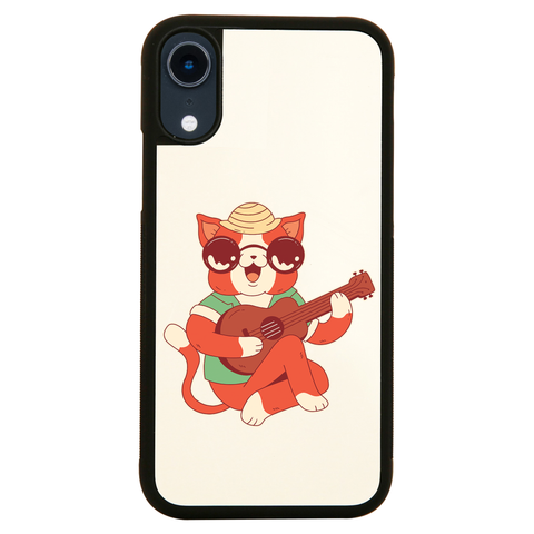 Ukulele cat iPhone case cover 11 11Pro Max XS XR X - Graphic Gear