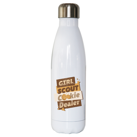 Girl scout quote water bottle stainless steel reusable - Graphic Gear