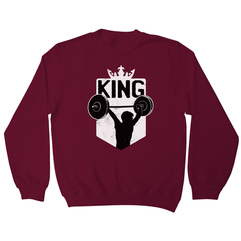 Weightlifting King sweatshirt - Graphic Gear