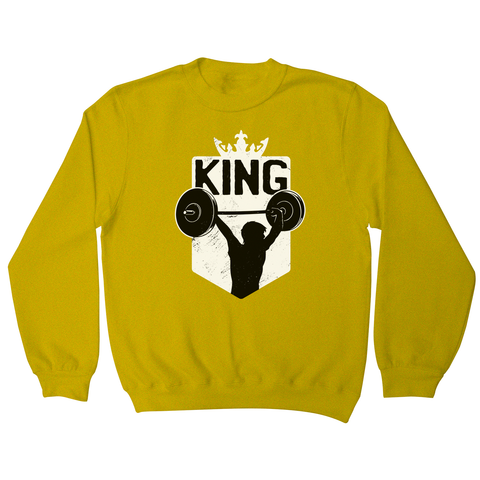 Weightlifting King sweatshirt - Graphic Gear