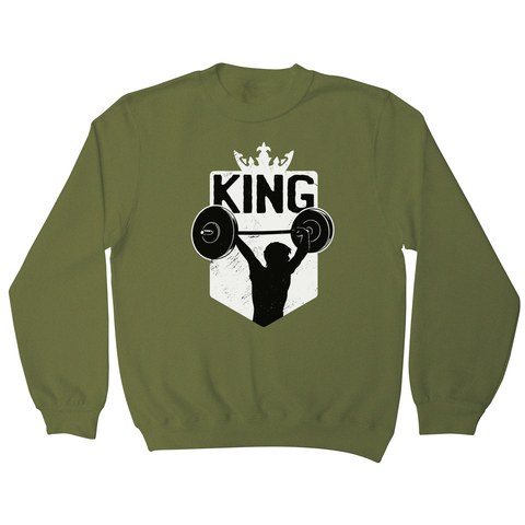 Weightlifting King sweatshirt - Graphic Gear