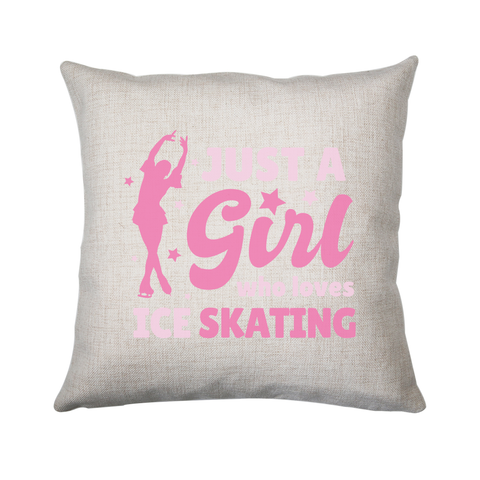 Ice skating love cushion cover pillowcase linen home decor - Graphic Gear