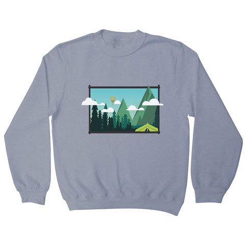 Camp landscape sweatshirt - Graphic Gear