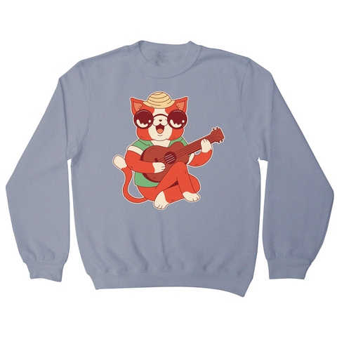 Ukulele cat sweatshirt - Graphic Gear