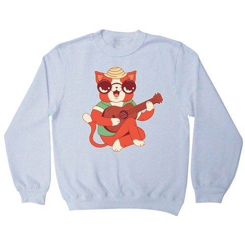 Ukulele cat sweatshirt - Graphic Gear