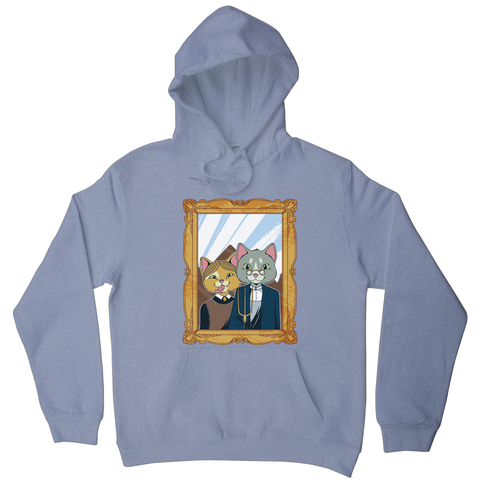 American gothic cat hoodie - Graphic Gear