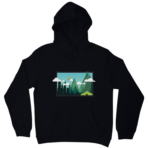 Camp landscape hoodie - Graphic Gear
