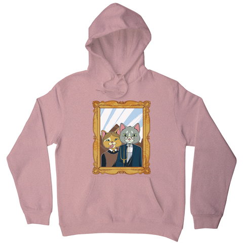 American gothic cat hoodie - Graphic Gear