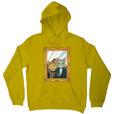 American gothic cat hoodie - Graphic Gear