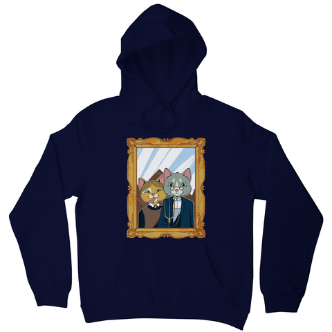 American gothic cat hoodie - Graphic Gear