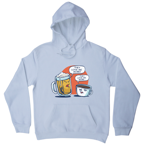 Beer vs coffee hoodie - Graphic Gear