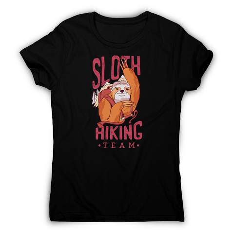 Sloth hiking team women's t-shirt - Graphic Gear