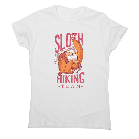 Sloth hiking team women's t-shirt - Graphic Gear