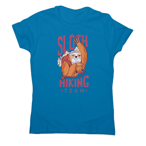 Sloth hiking team women's t-shirt - Graphic Gear