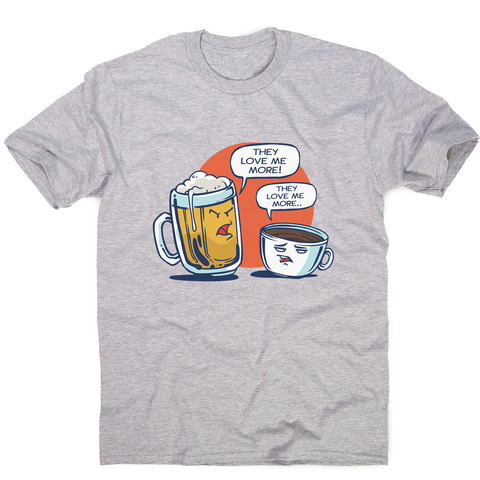 Beer vs coffee men's t-shirt - Graphic Gear