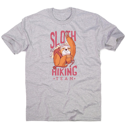 Sloth hiking team men's t-shirt - Graphic Gear