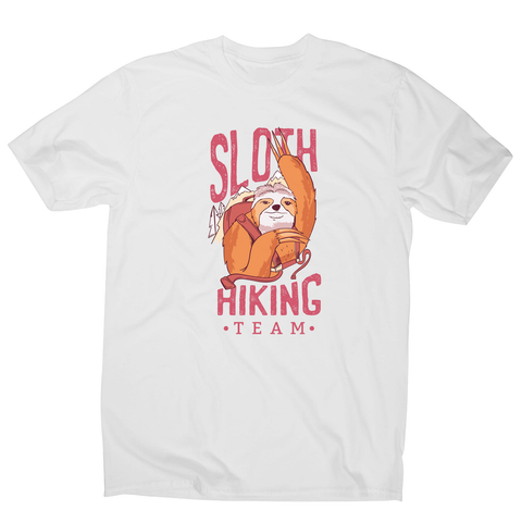 Sloth hiking team men's t-shirt - Graphic Gear