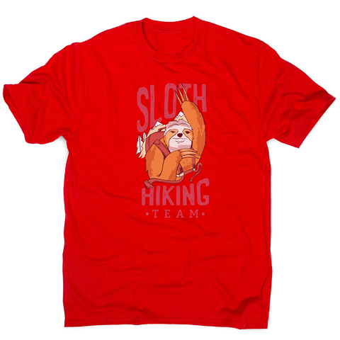 Sloth hiking team men's t-shirt - Graphic Gear