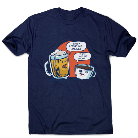 Beer vs coffee men's t-shirt - Graphic Gear